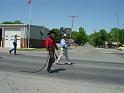 Adam Winrich and Ben Hughes in the town parade A